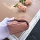 Gucci Gg Marmont Leather Super Mini Bag  Dusty Pink Chevron Leather